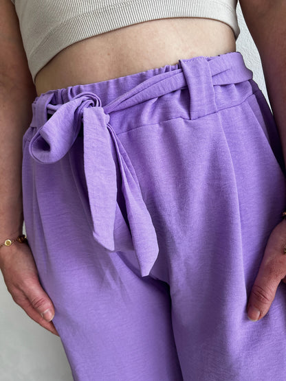 Pantalon fluide Lilas Kelia