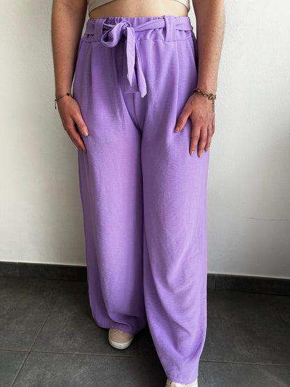 Pantalon fluide Lilas Kelia