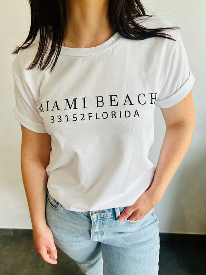 T-Shirt imprimé Miami Beach