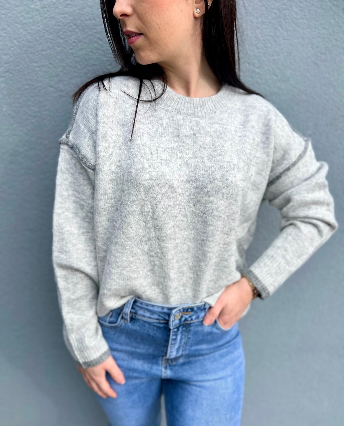 Pull Basile Gris