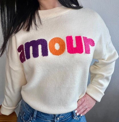 Pull Amour Blanc